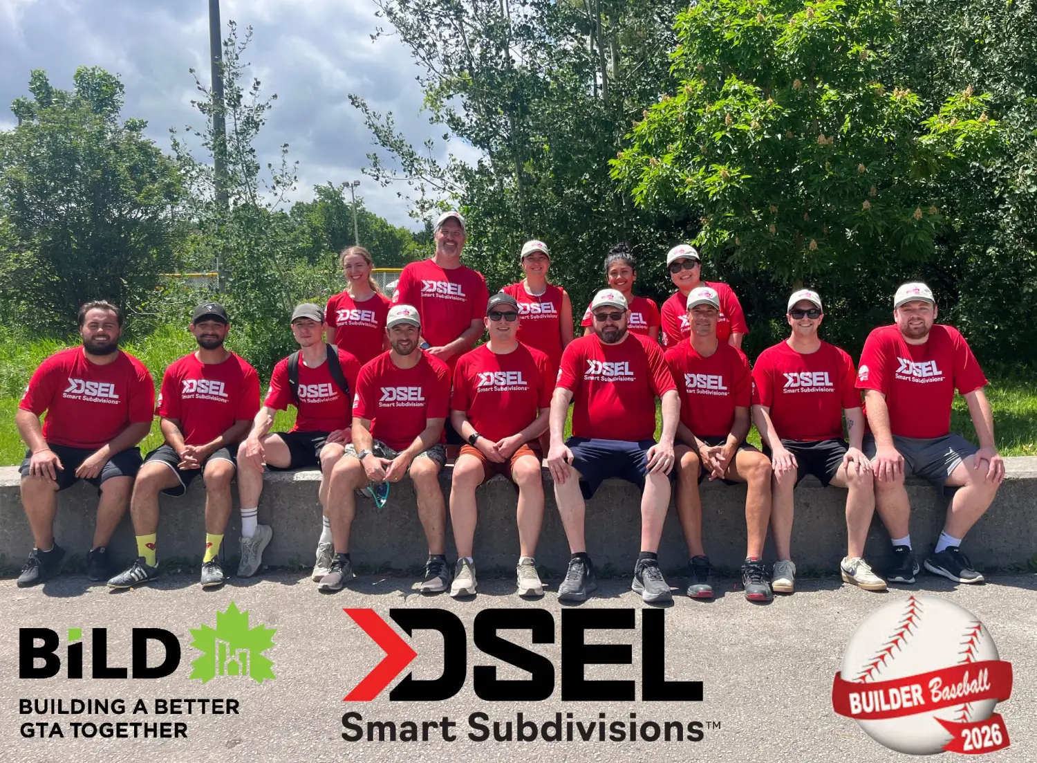 Work hard, play hard. Proud to represent DSEL at the BILD GTA Builder Baseball Tournament.