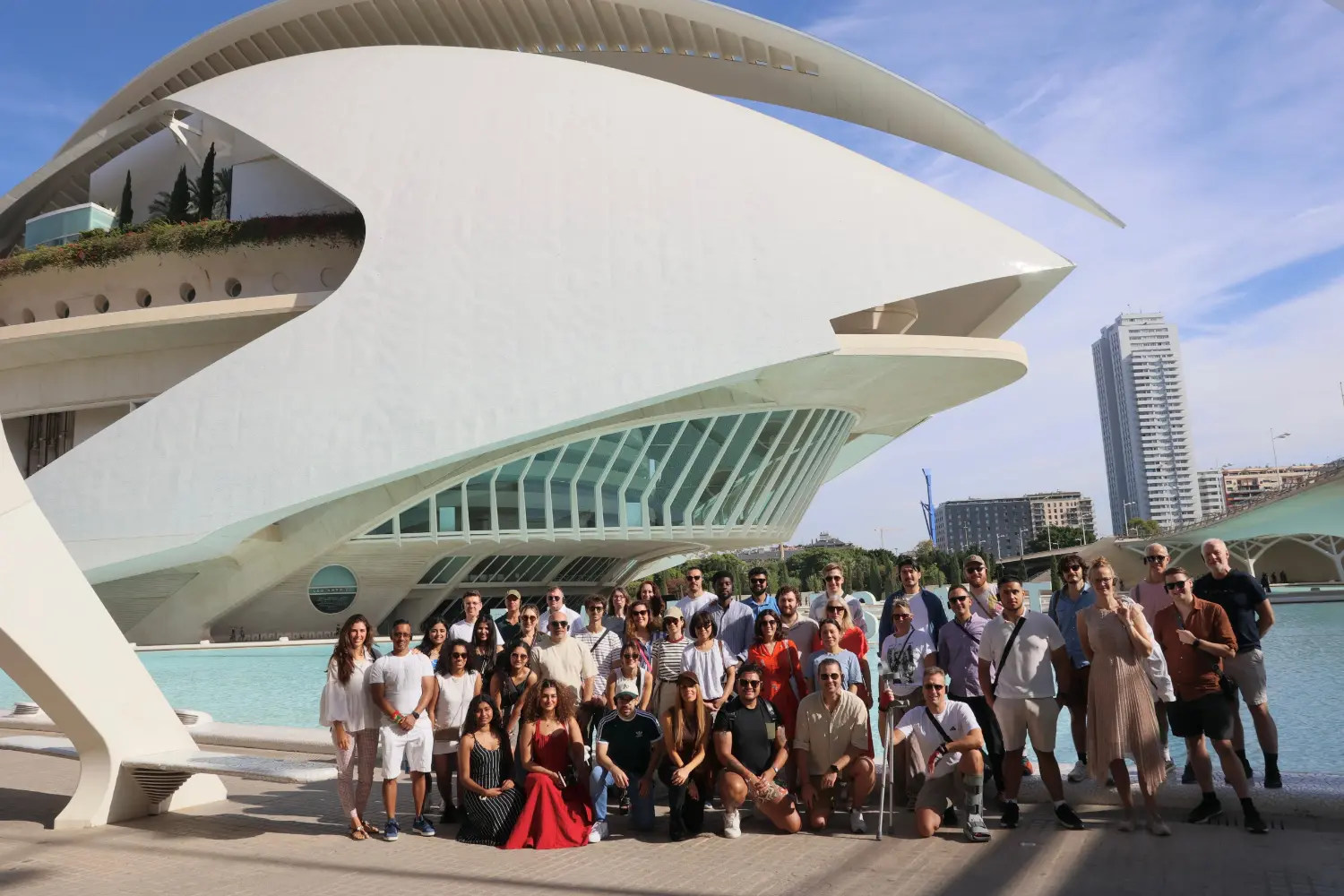 Team members from the London office took a summer trip to Valencia, Spain to explore local architecture.