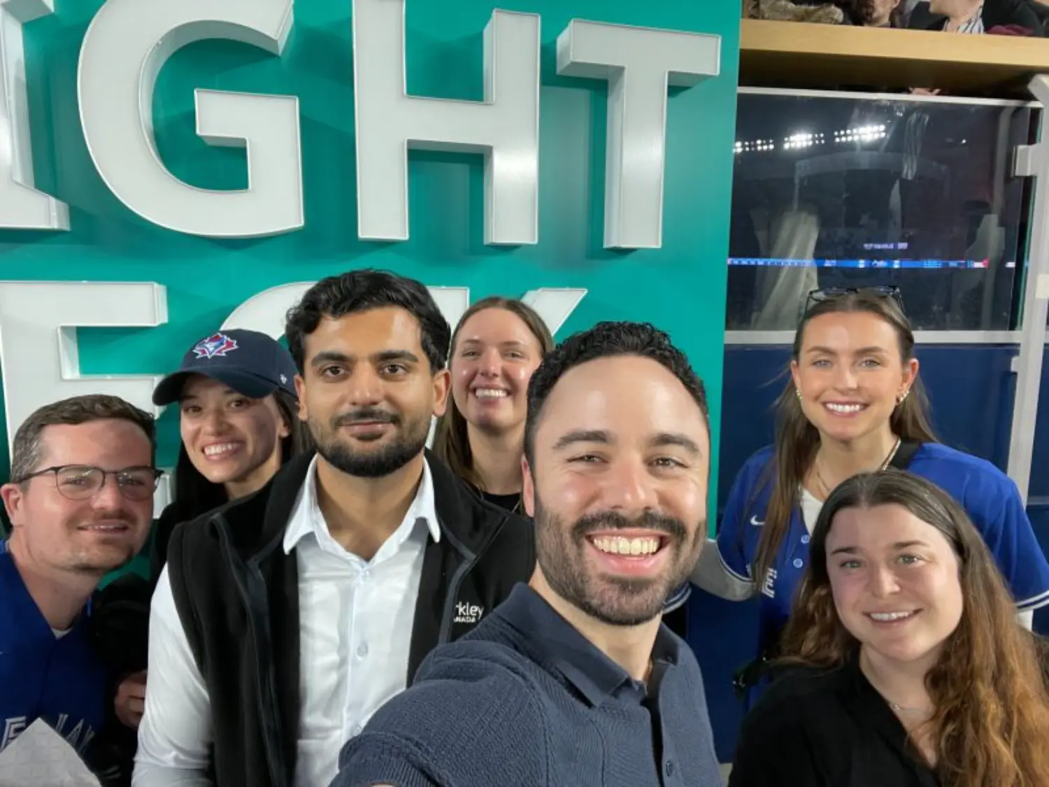 The Berkley Canada team had a great time cheering on the Blue Jays at the YIPT Jays Game!