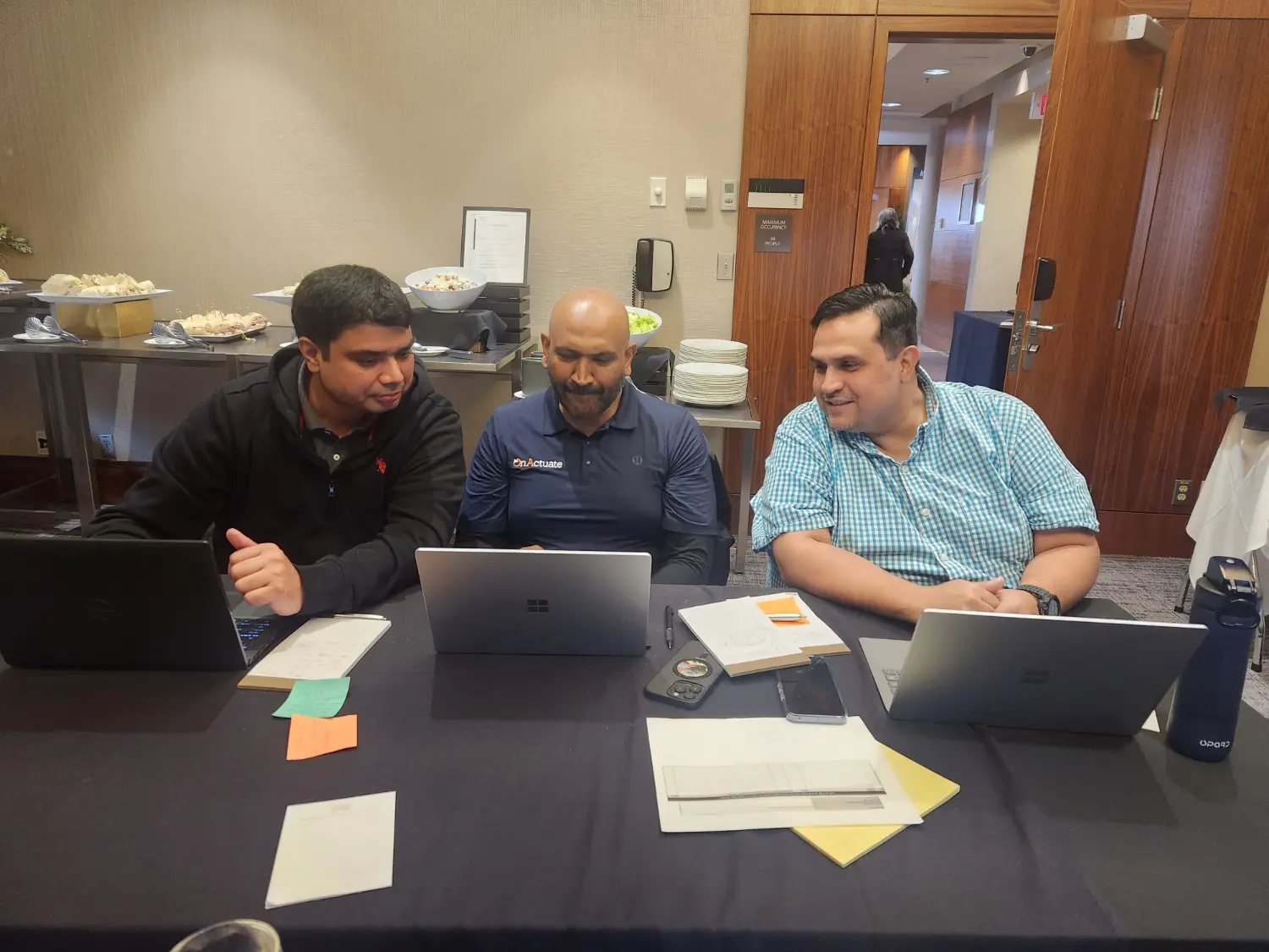 Team working session