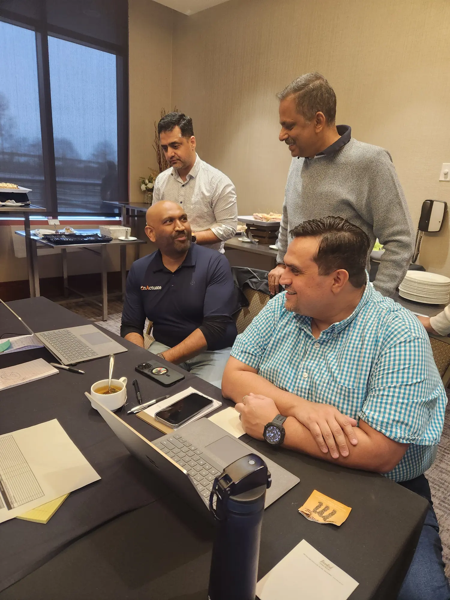 Team working session