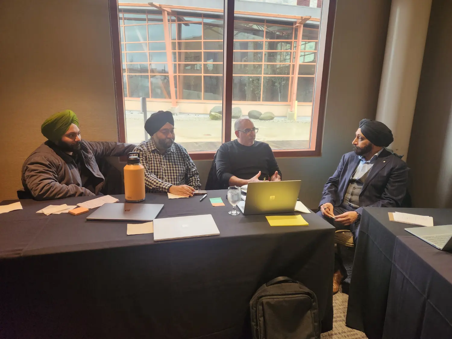 Team working session
