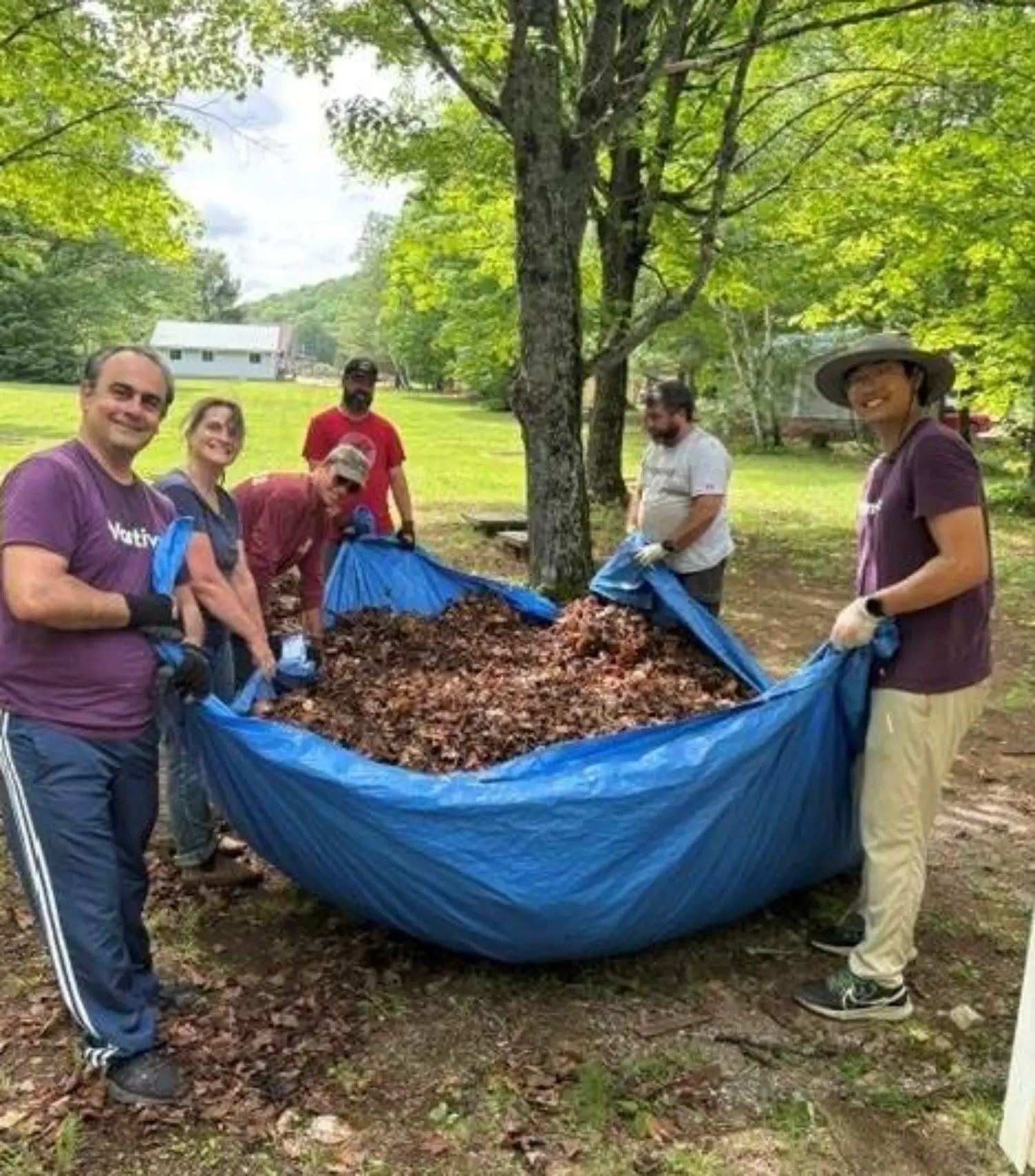 Our team volunteered at Camp Dorset preparing the grounds for dial patients and their families.