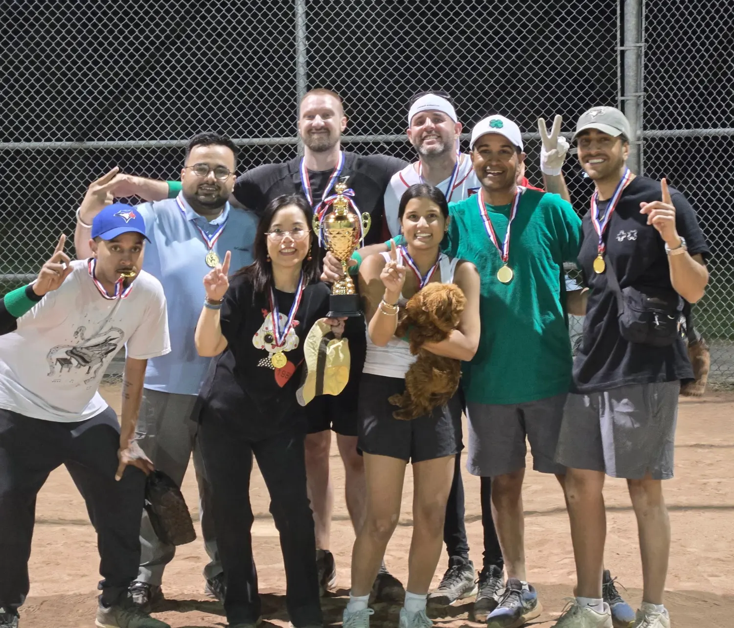 The Champions of our softball event.