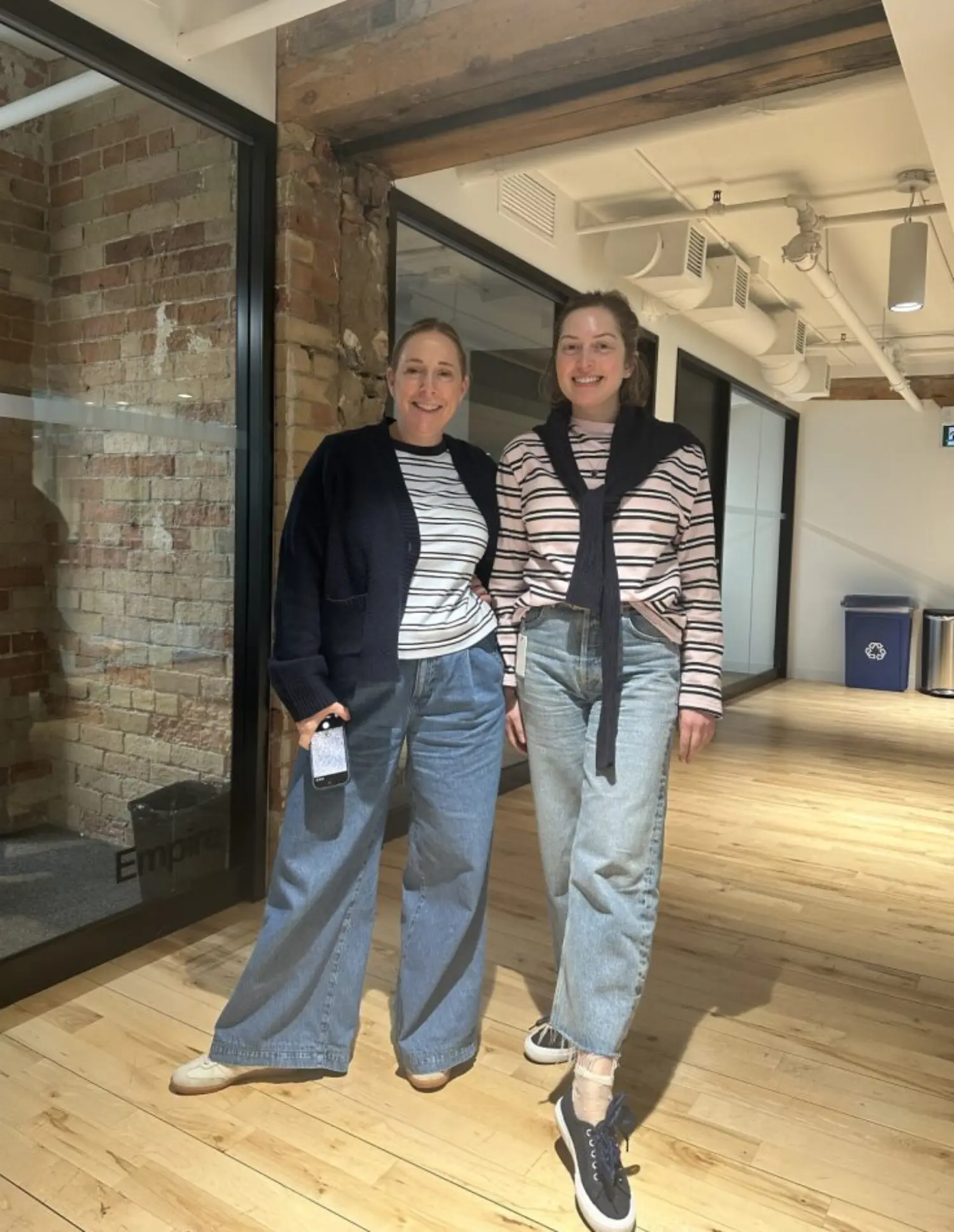 Twin day at the office.