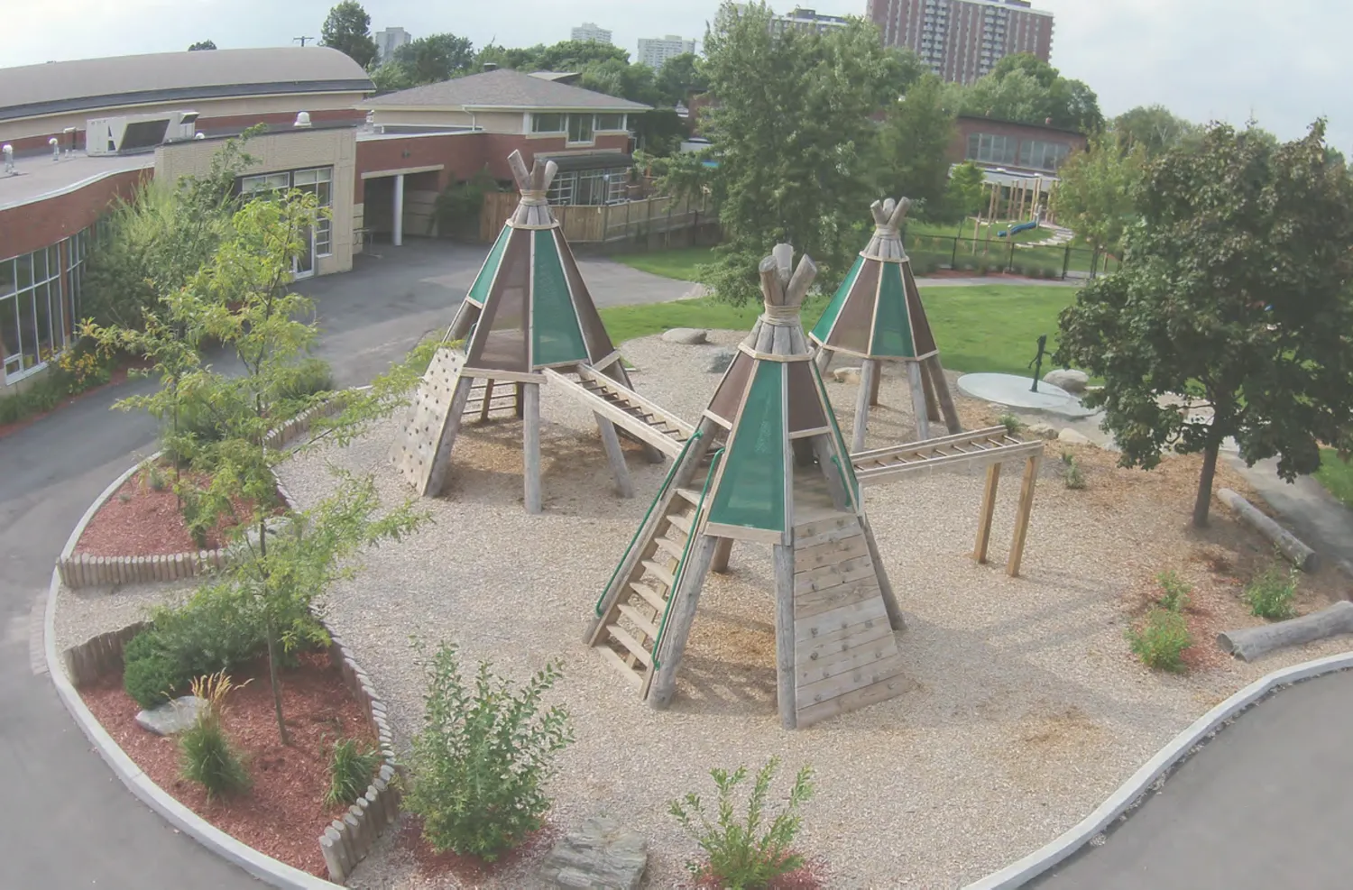 Award winning Elementary playground on three acres