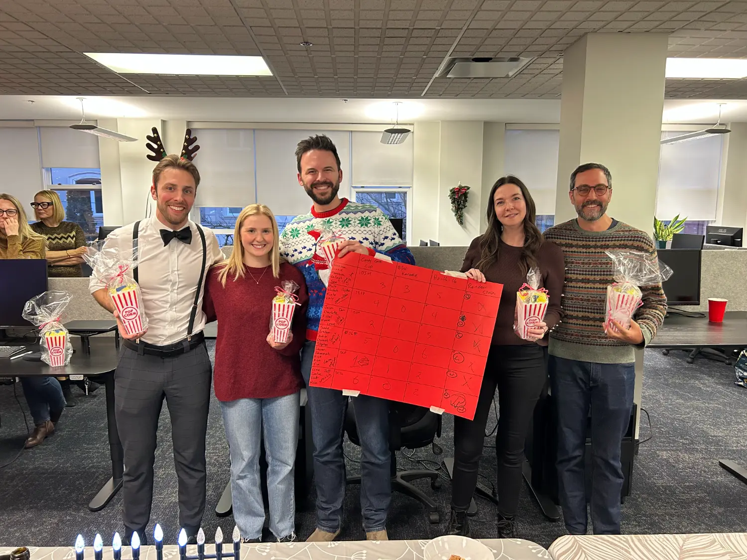 2025 Holiday Potluck winning team