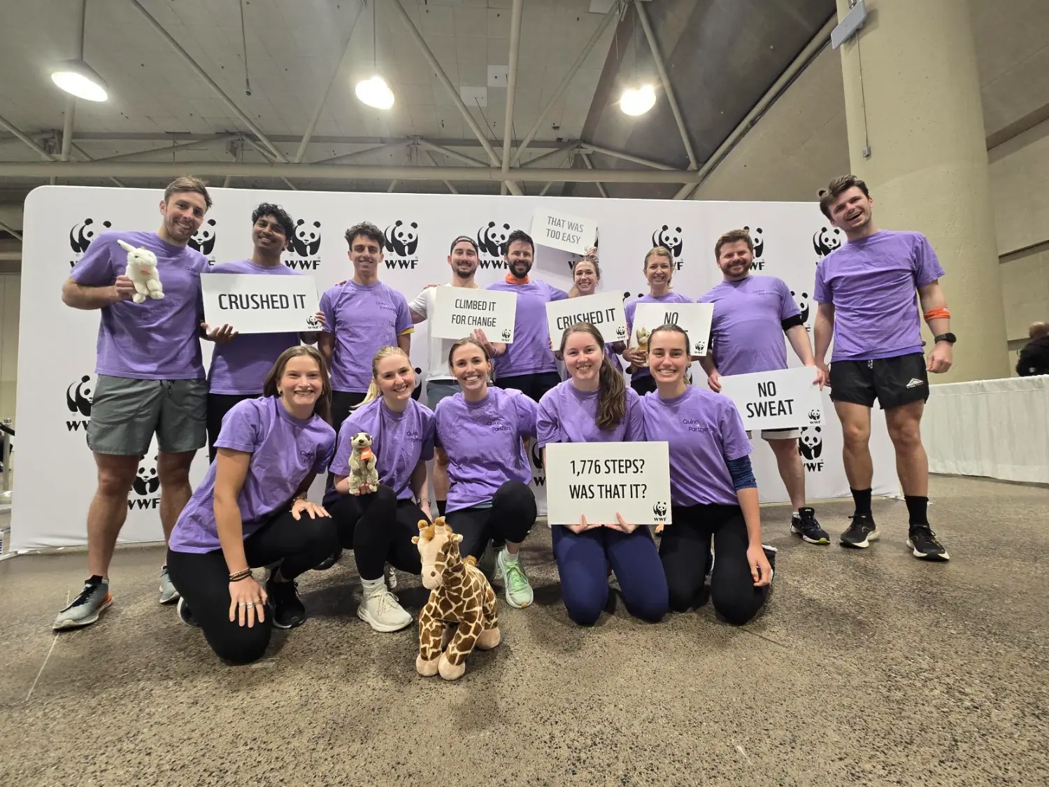 2025 WWF WWF Climb for Nature team