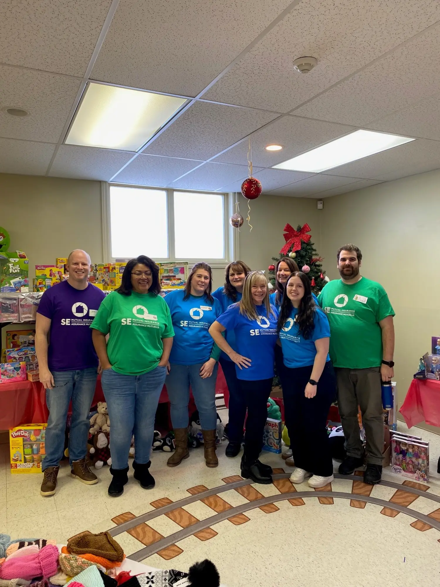 Volunteering at Toy Land, a local non-profit, that provides toys to those less fortunate.