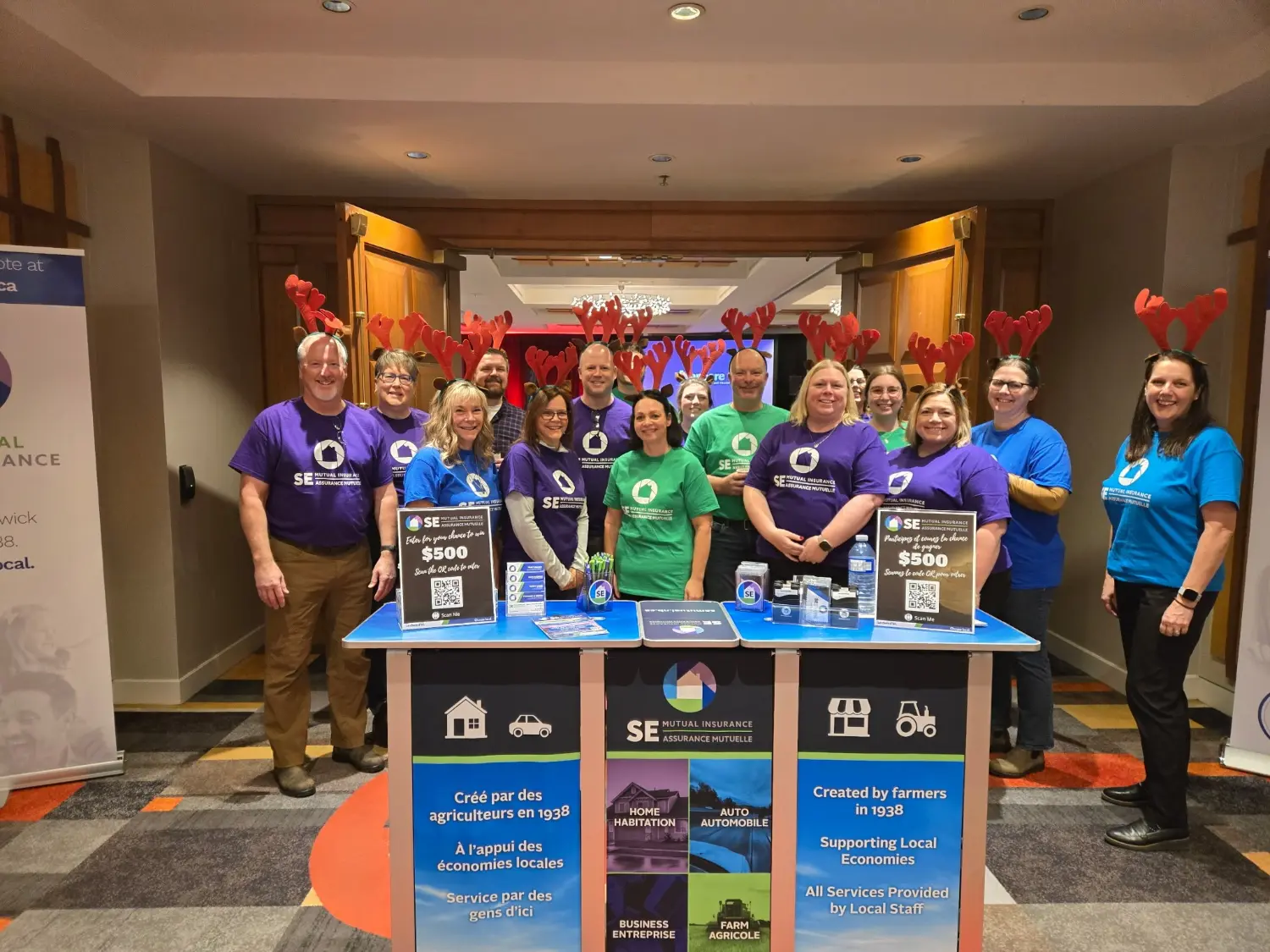 SEM Team Volunteering at the annual Antler Breakfast for which we are the title sponsor.