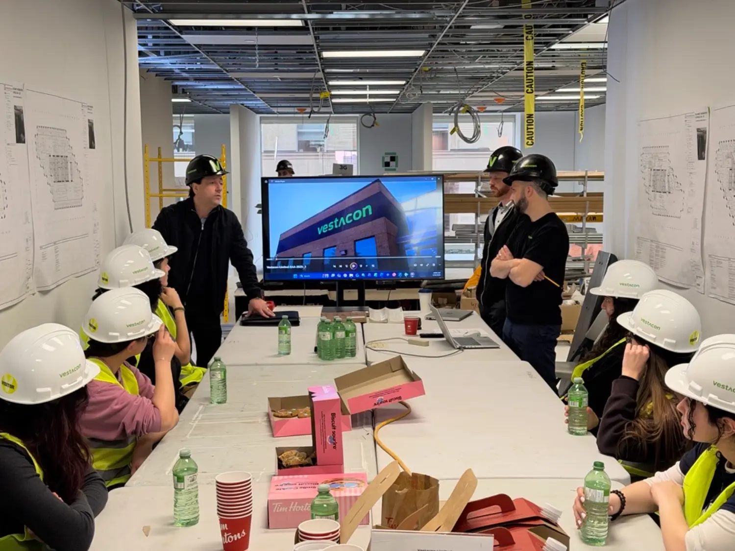 Hosting university students for an immersive construction site learning experience