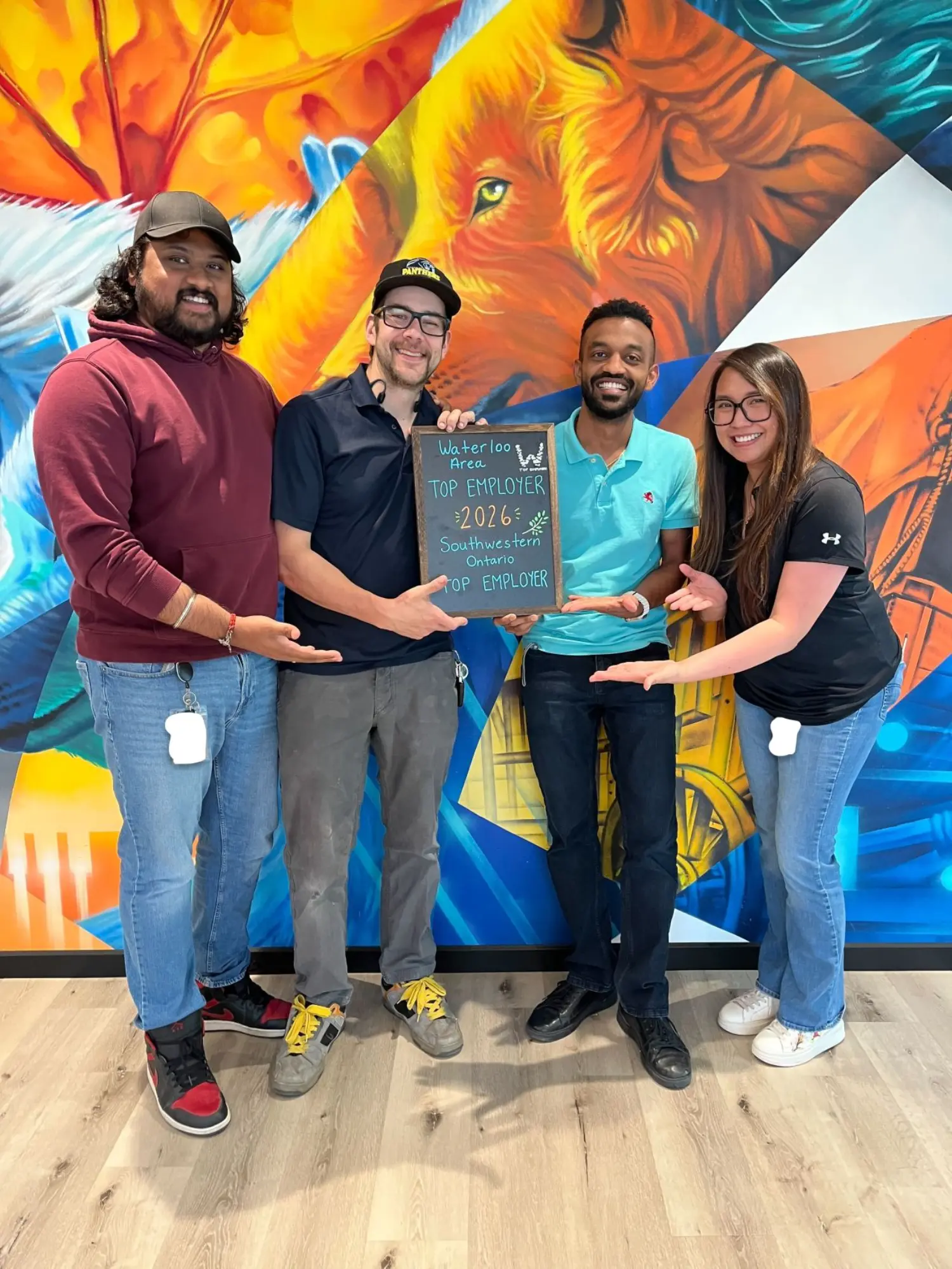 Celebrating winning Canada Top Workplace Awards!