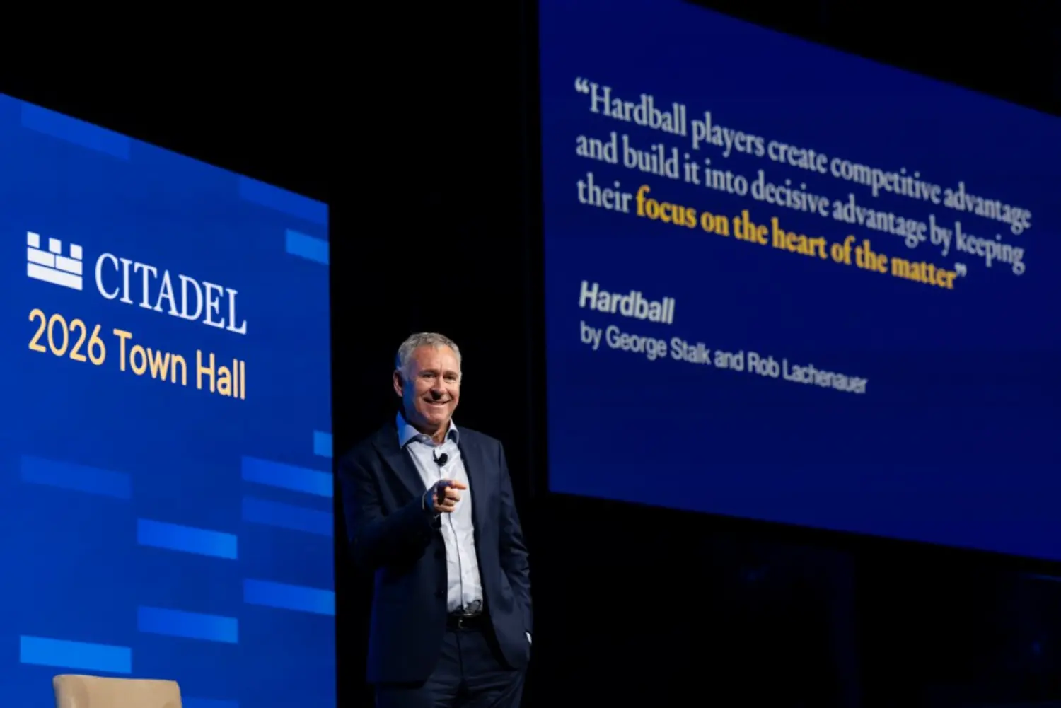 Ken Griffin and our leadership team discussed the firms' priorities for the year at town hall.