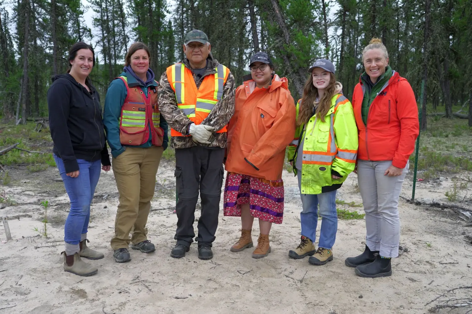 Denison and Indigenous partners connect on site to support ecological restoration and collaboration.