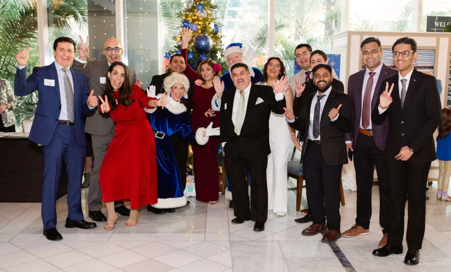 Team Members at the US/Canada Holiday Celebration