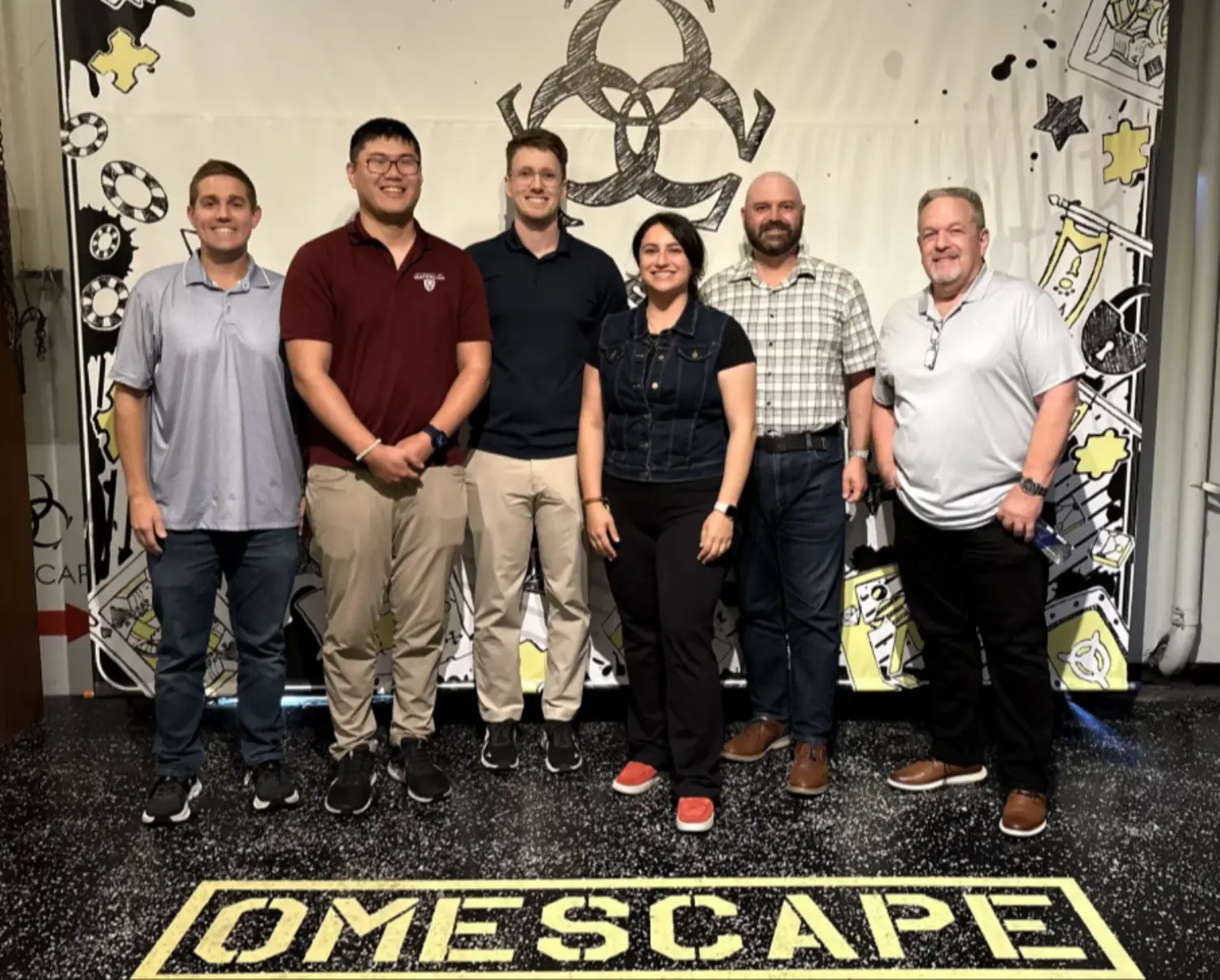 Team members in California showed their ingenuity and escaped at the nick of time.