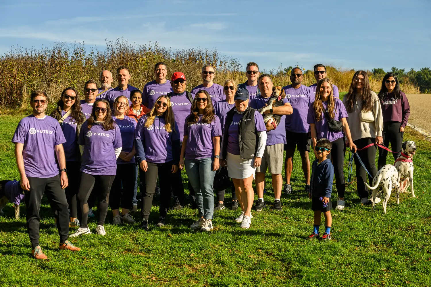Building Healthier Communities: Colleagues volunteering in local activities to help strengthen communities.