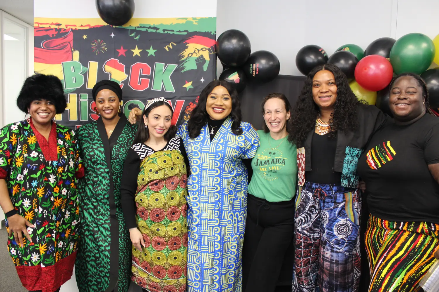 Street Haven team gathered for Black History Month