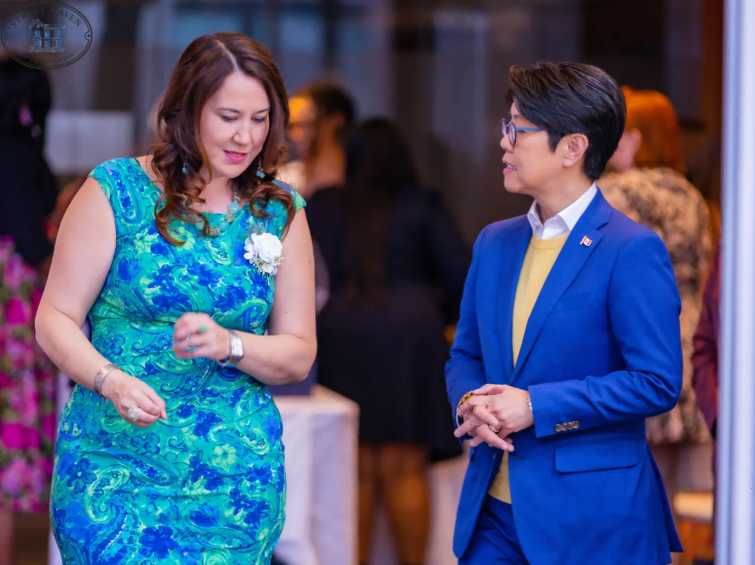 Street Haven's Donors Appreciation Gala - Executive Director Andrea Paszti (Left) with MPP Kristyn Wong-Tam (Right)