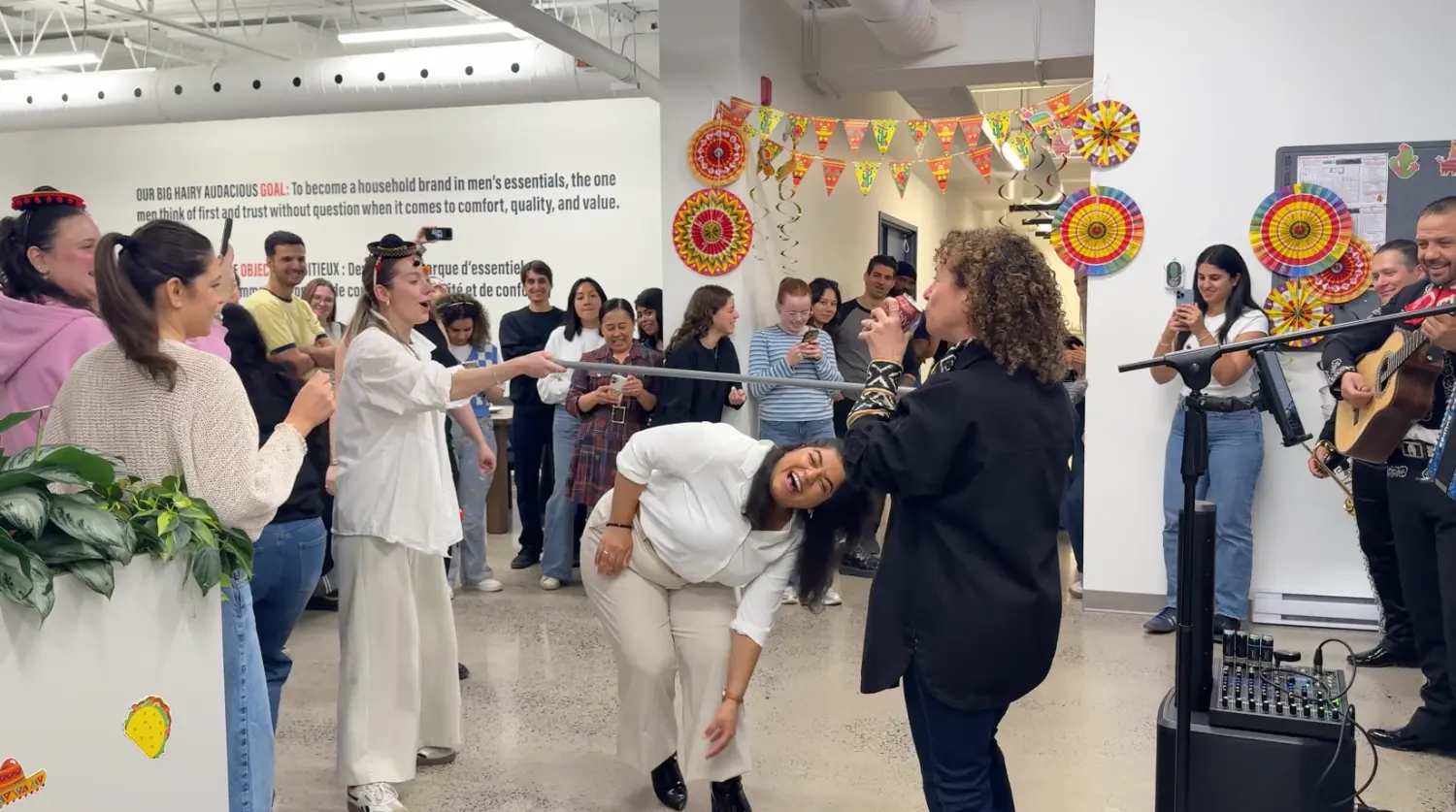 Because work is better when there's music, laughter, and a little limbo.