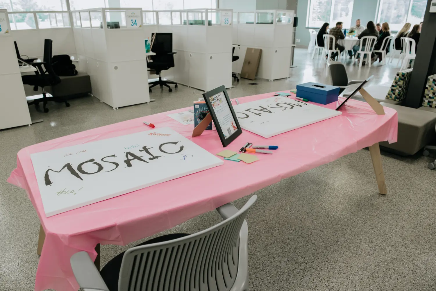 Visible Minority ERG (MOSAIC) activity for all to participate in at company BBQ