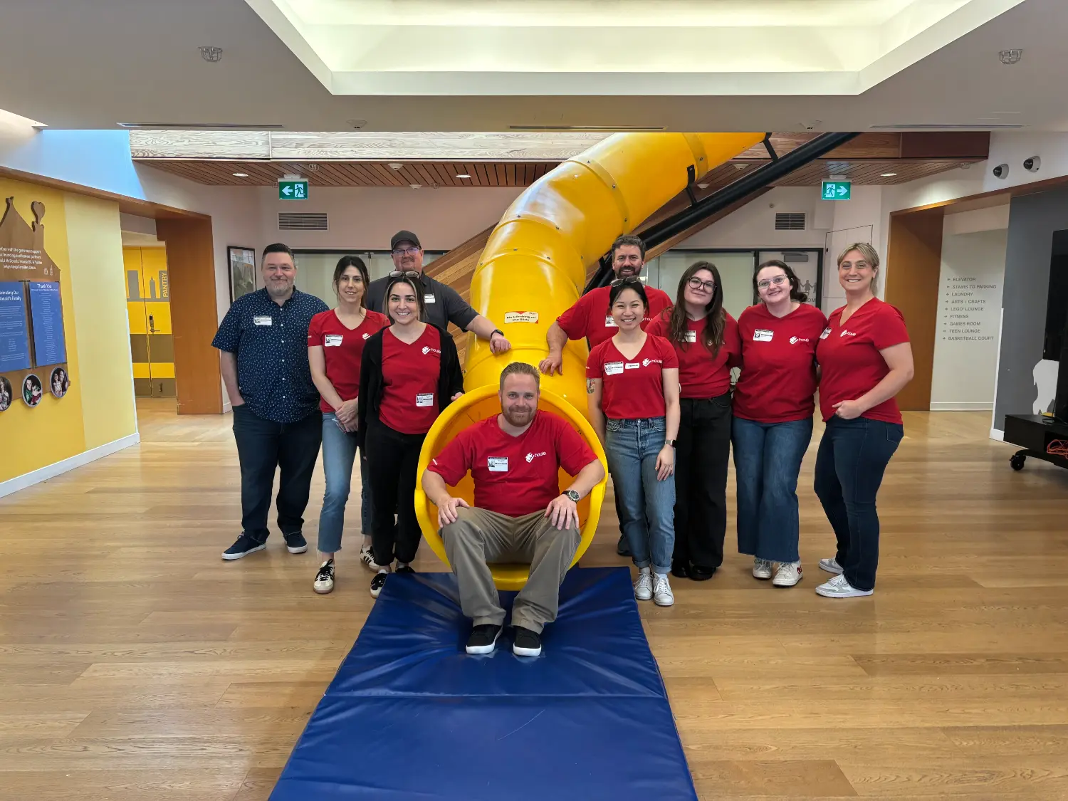 Building stronger communities starts with showing up. Proud to volunteer at Ronald McDonald House BC.