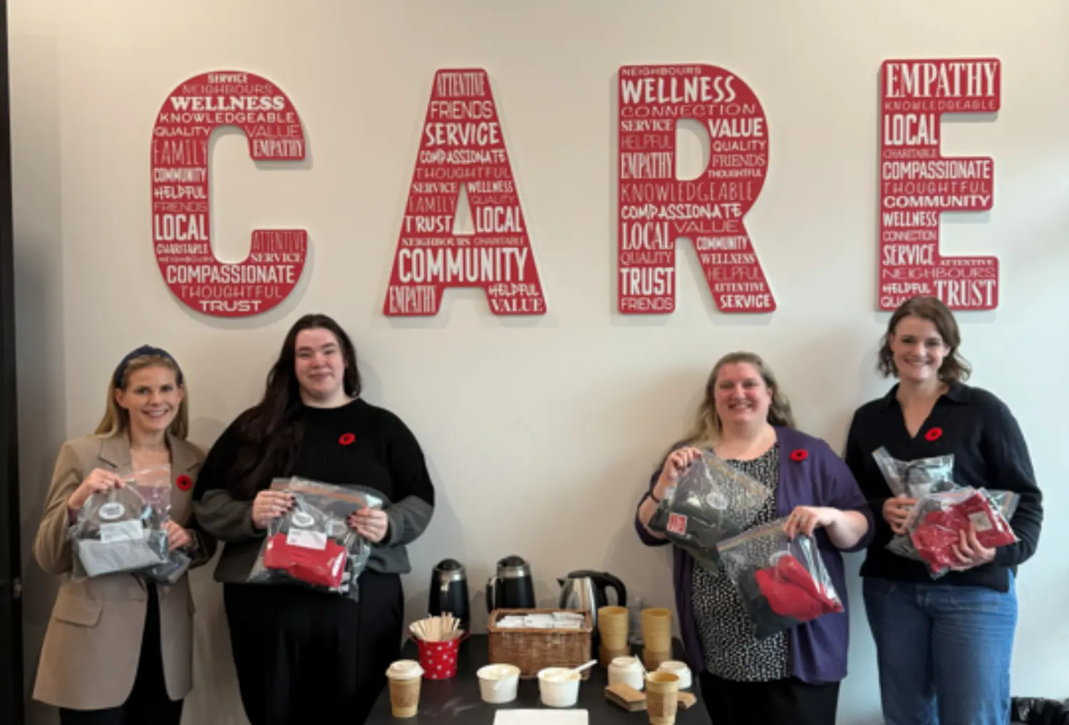 Working together to give back to the community.
