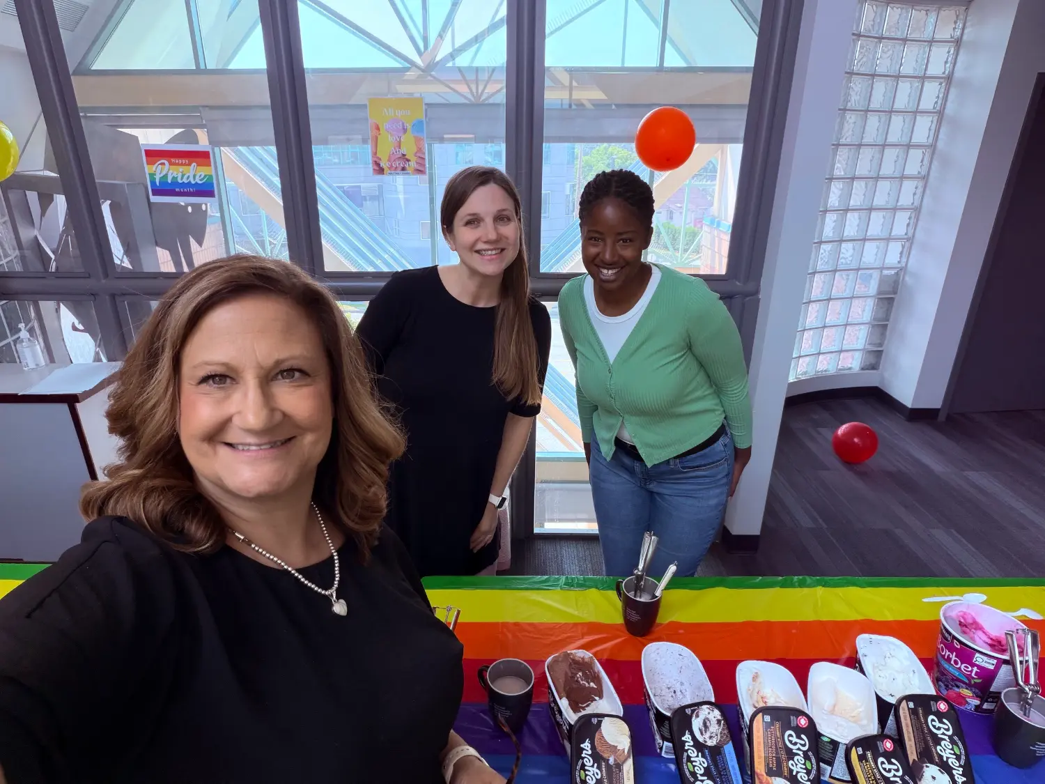 Our annual Ice Cream Social and Pride event.