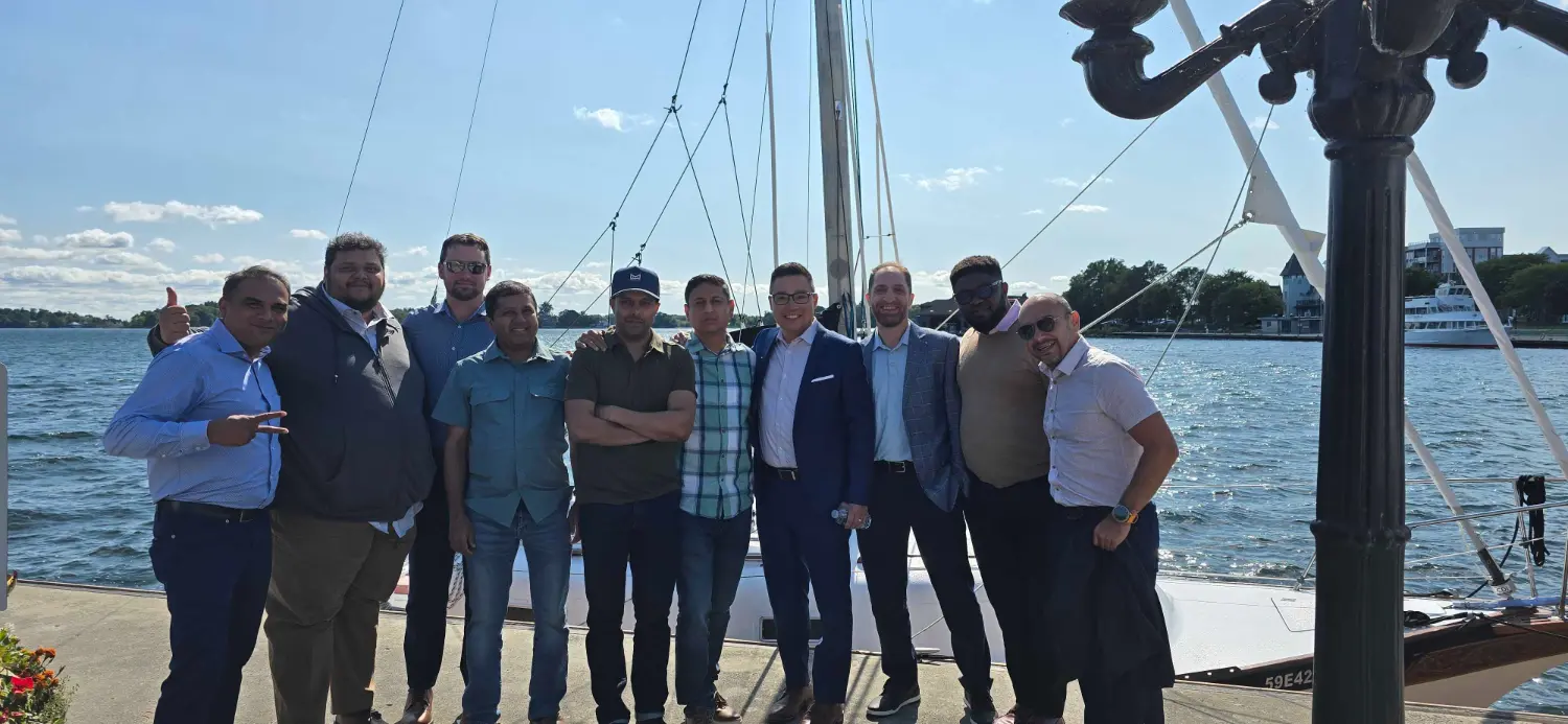Team get together at our annual offsite event.
