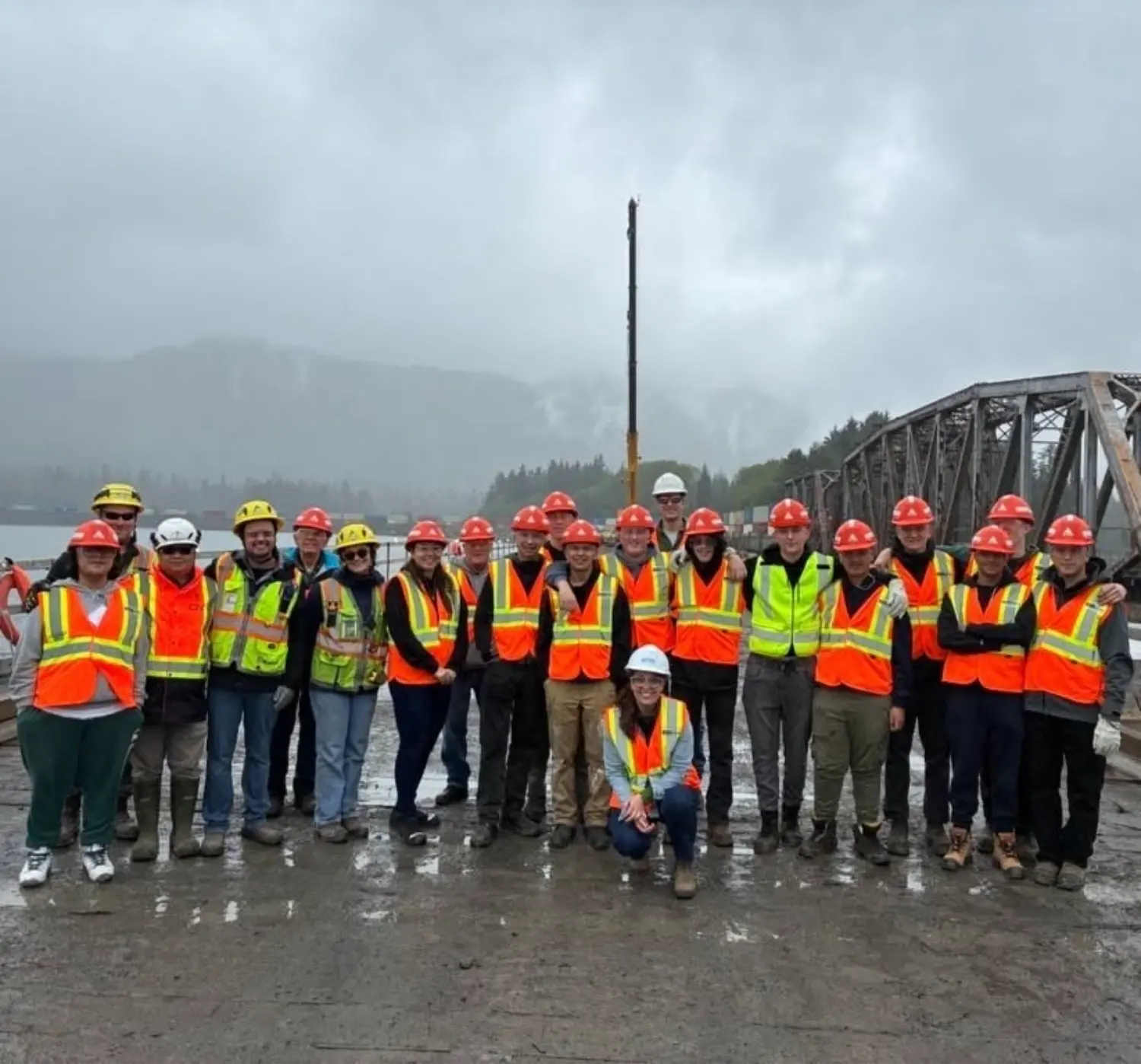 Zanardi Rapids Bridge project in Prince Rupert, British Columbia
