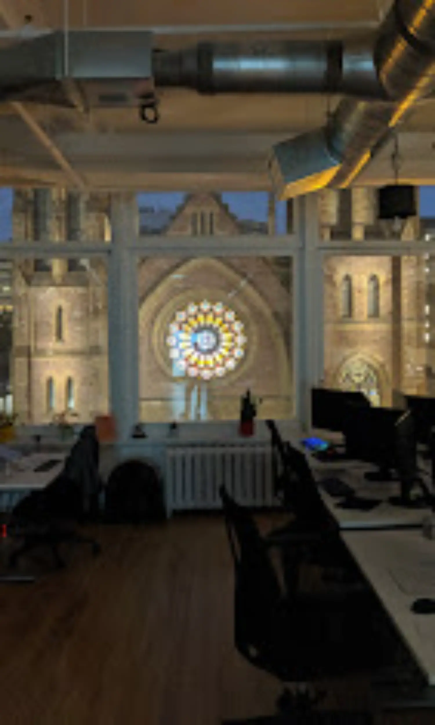 Office at night