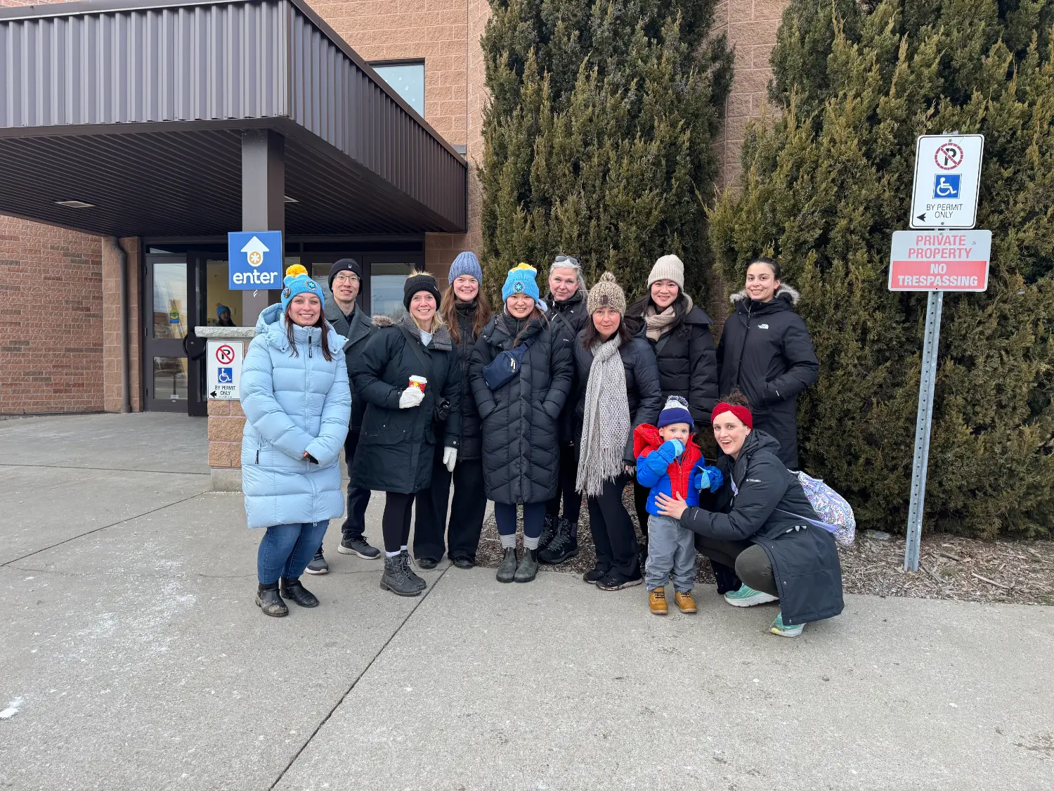 EVERSANA team members give back by participating in the Coldest Night of the Year fundraiser in Burlington, Canada