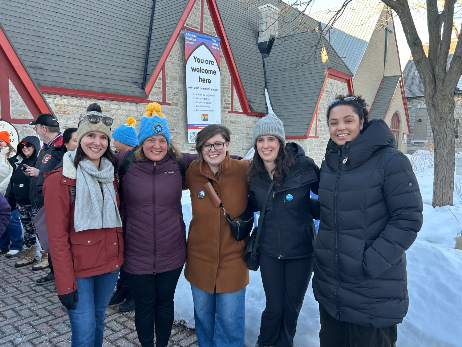 EVERSANA team members give back by participating in the Coldest Night of the Year fundraiser in Ottawa, Canada