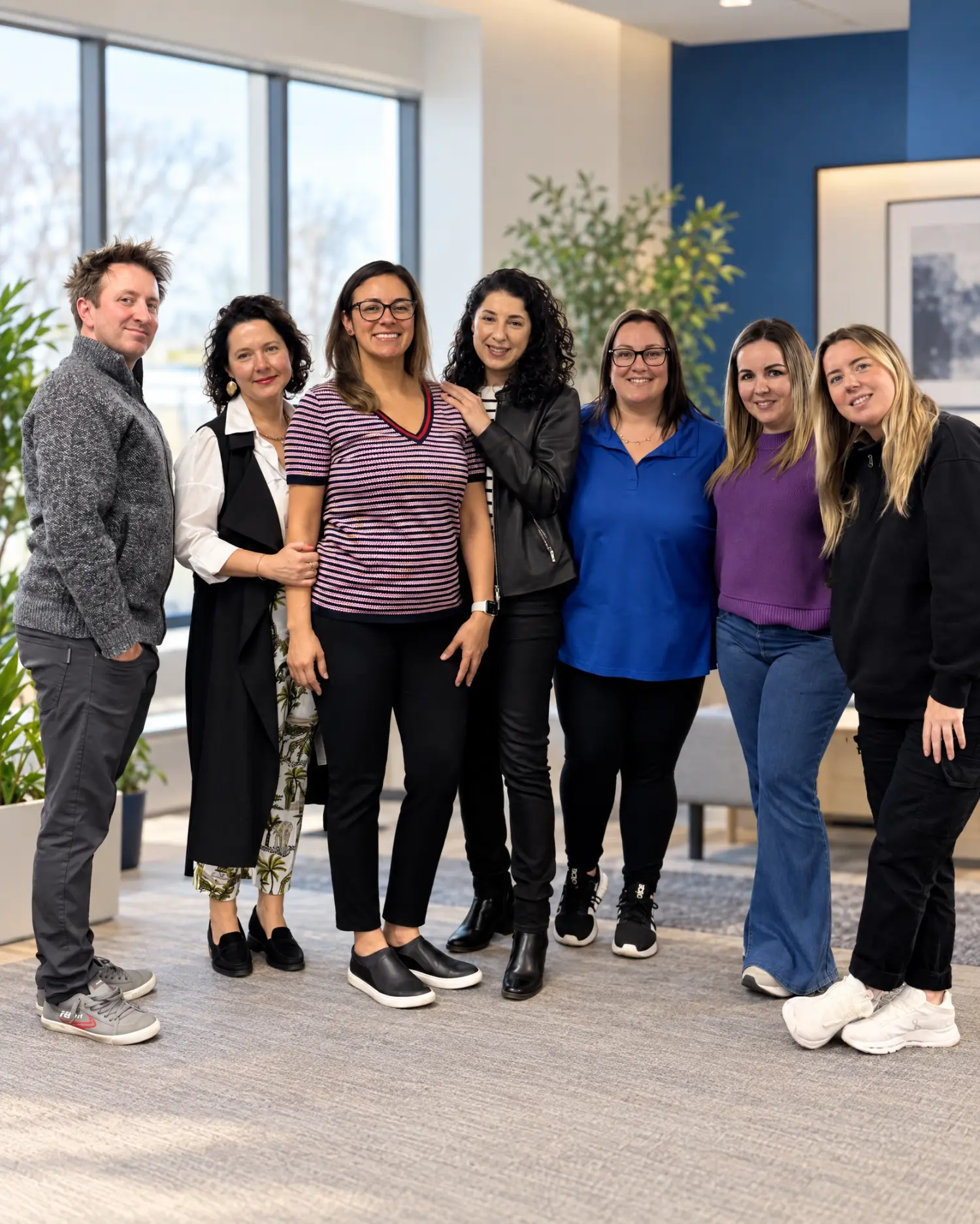 Taking a moment together at the office. Every person brings something special to the Perlitch team.