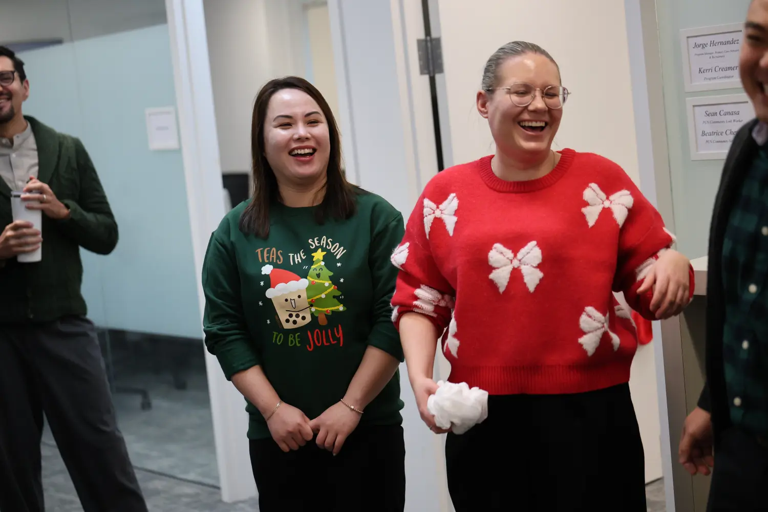 Our team can be festive!
