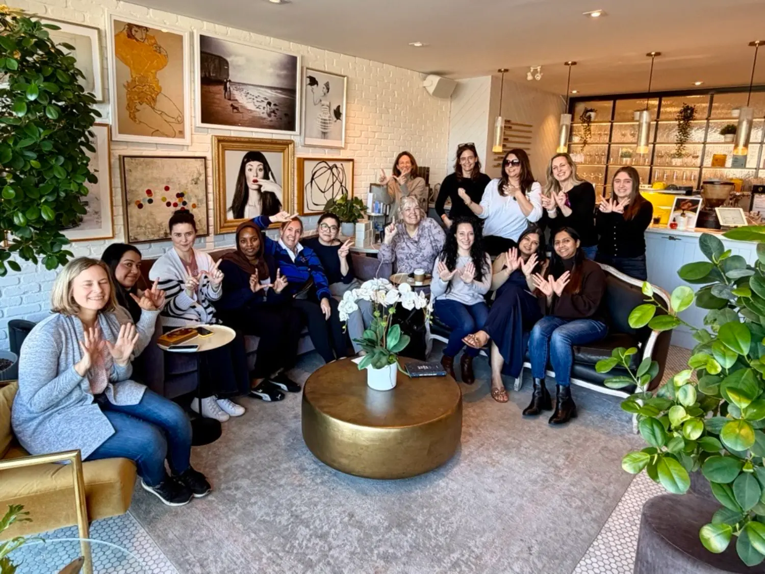 International Women’s Day Celebrating the women of Henderson Partners with manicures, pedicures and time together.