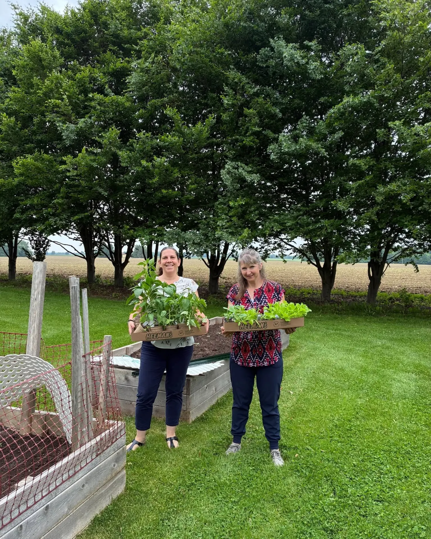 Our community garden harvest