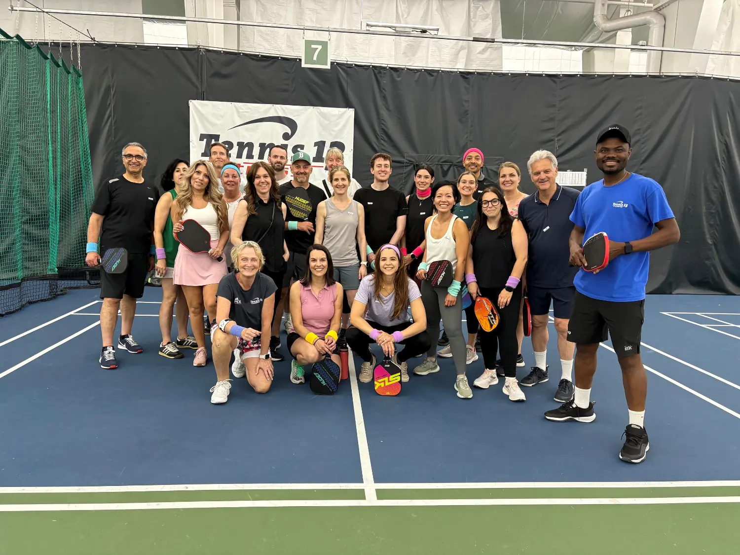 A great day of teamwork and fun at the Employee Committees pickleball activity