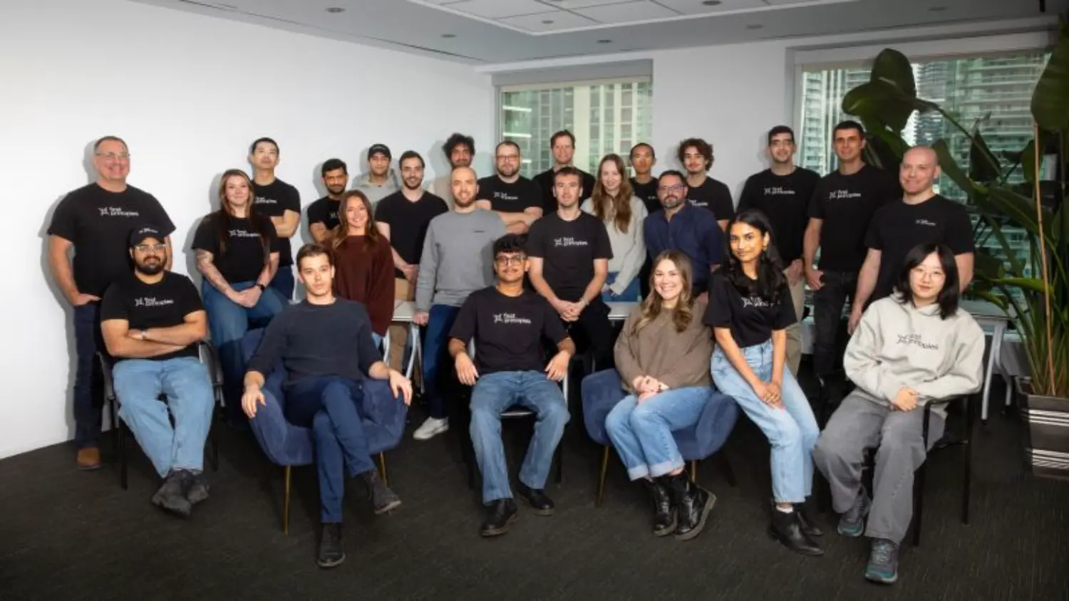 Q1 quarterly offsite team photo