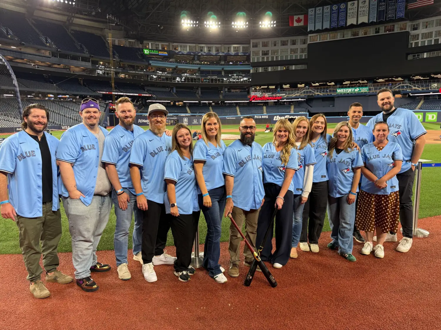 Entire team at kickoff in Toronto!