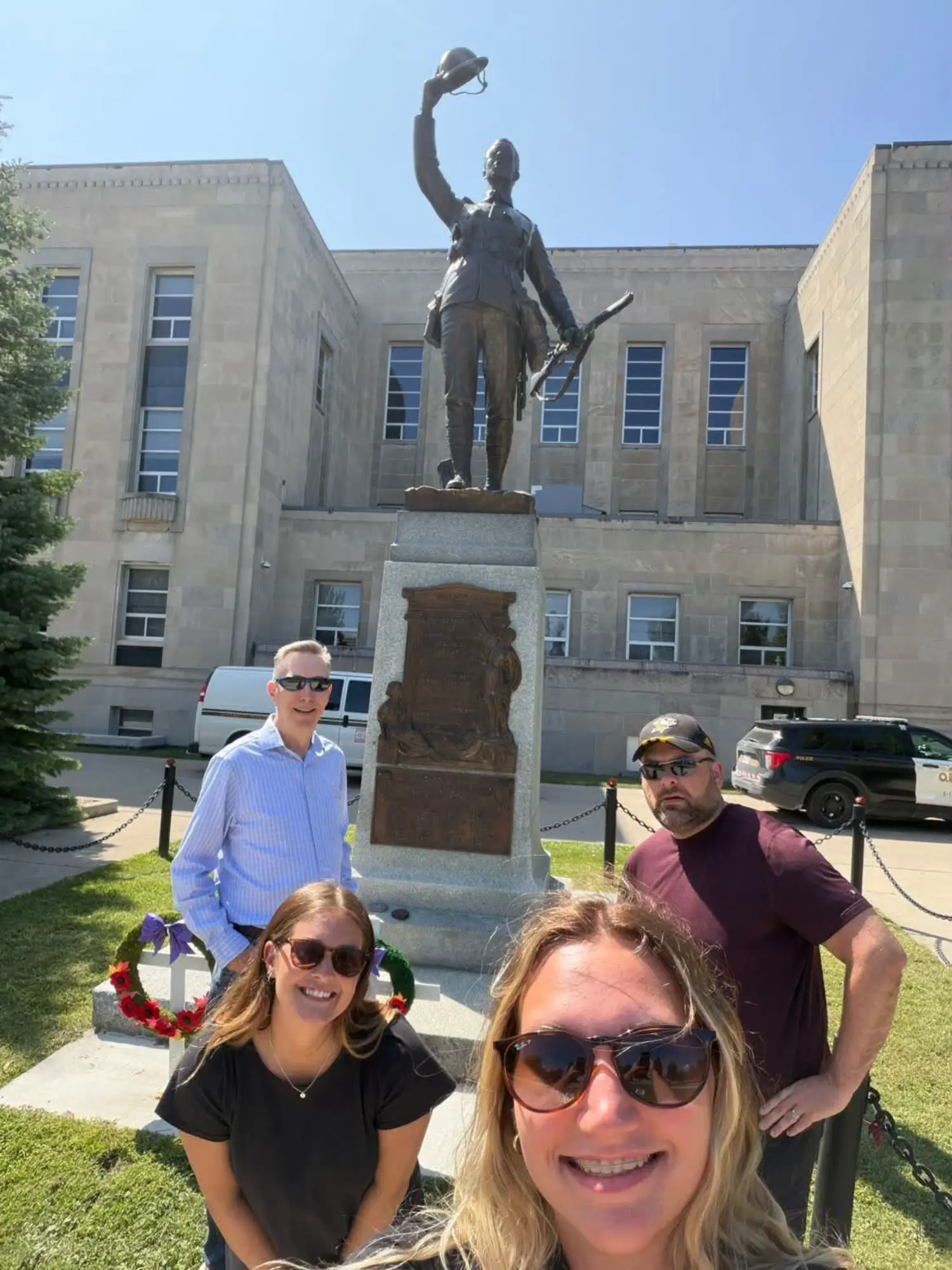 We closed the office for the afternoon to go for lunch and a scavenger hunt around town put on by our social committee
