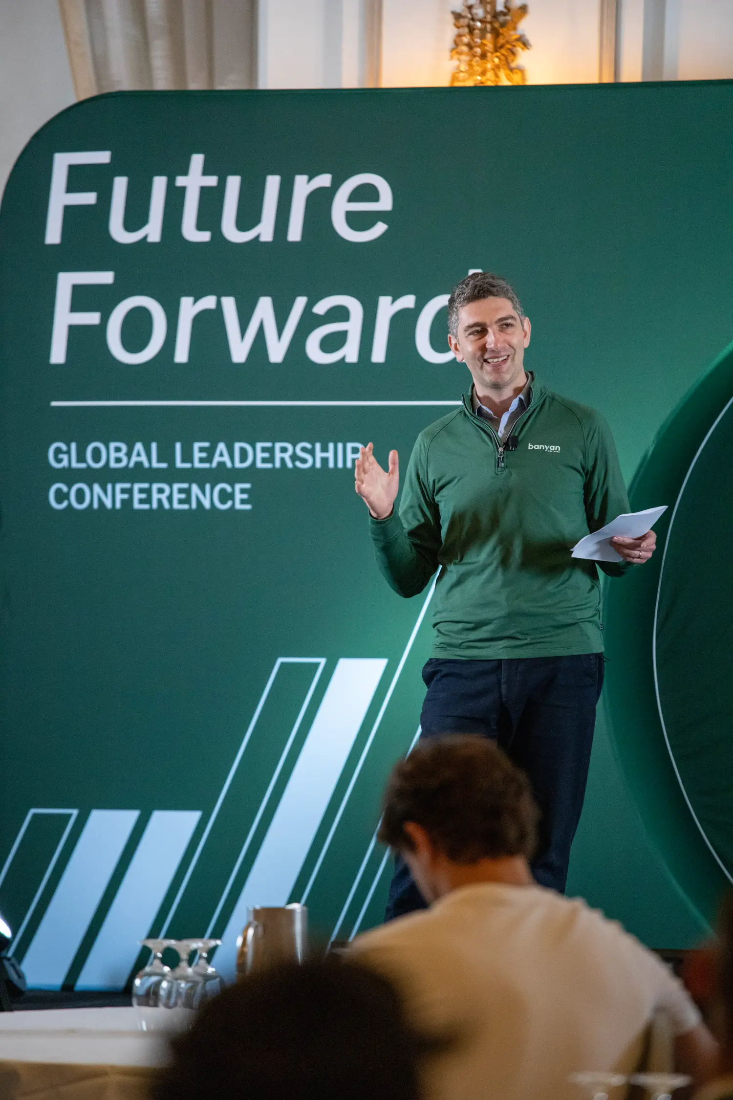 Future forward: Founder and CEO David Berkal sets the vision at our Global Leadership Conference