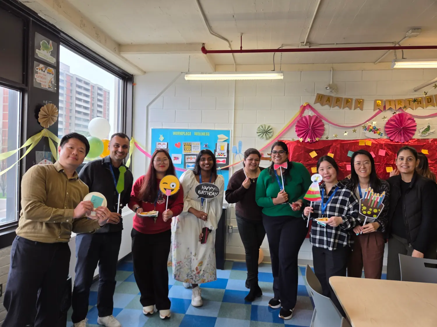 At our 2026 staff unbirthday party to celebrate all birthdays